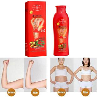 3瓶200ml Hot Chilli & Ginger Slimming Cream Fast Lose Fat B