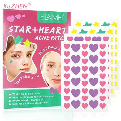 126/132Pcs New Colorful Invisible Acne Removal Pimple Patch