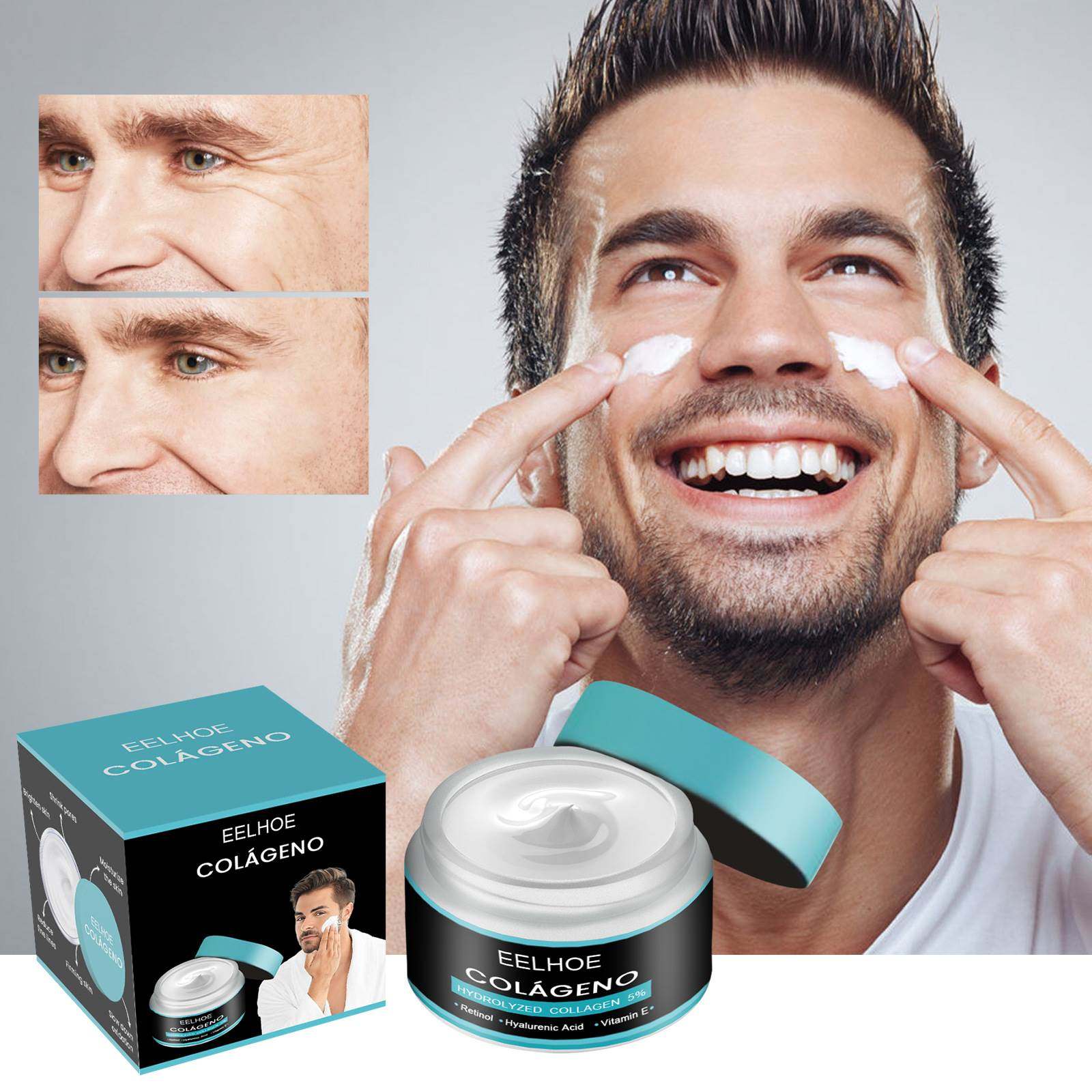Anti-aging Face Cream For Men Hydrating Hyaluronic Acid