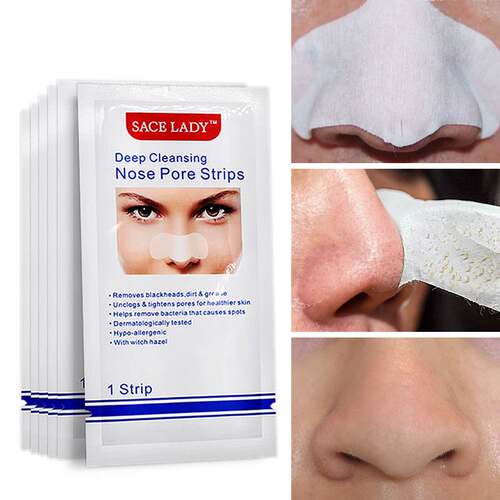 12/24pcs Nose Mask Strips From Black Dots Blackhead Remover