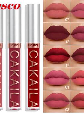 8Pcs Matte Lip Gloss Set Liquid Lipstick Waterproof Long唇彩