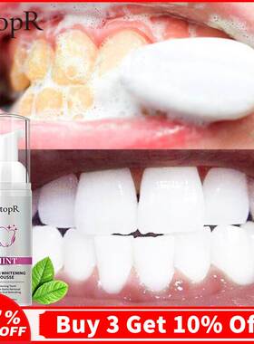 Teeth Cleansing Whitening Mousse Removes Sta Teeth Whitening
