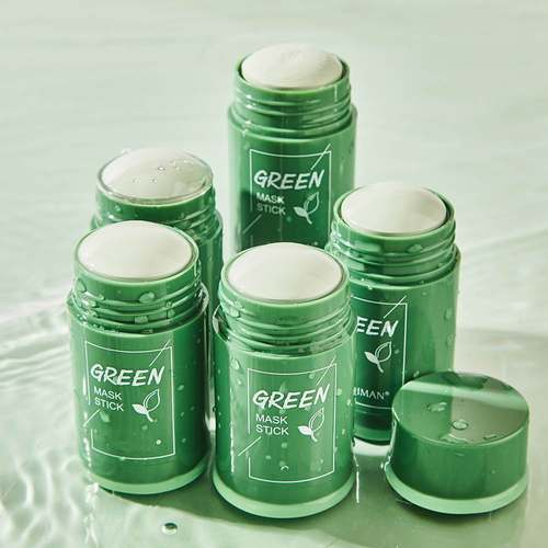 Green Tea Mask Stick Deep Cleansing Moisturizing Clay Stick