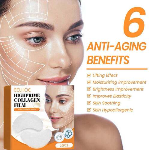 5Pairs Collagen Water Soluble Eye Mask Eye Care Remove Eye B