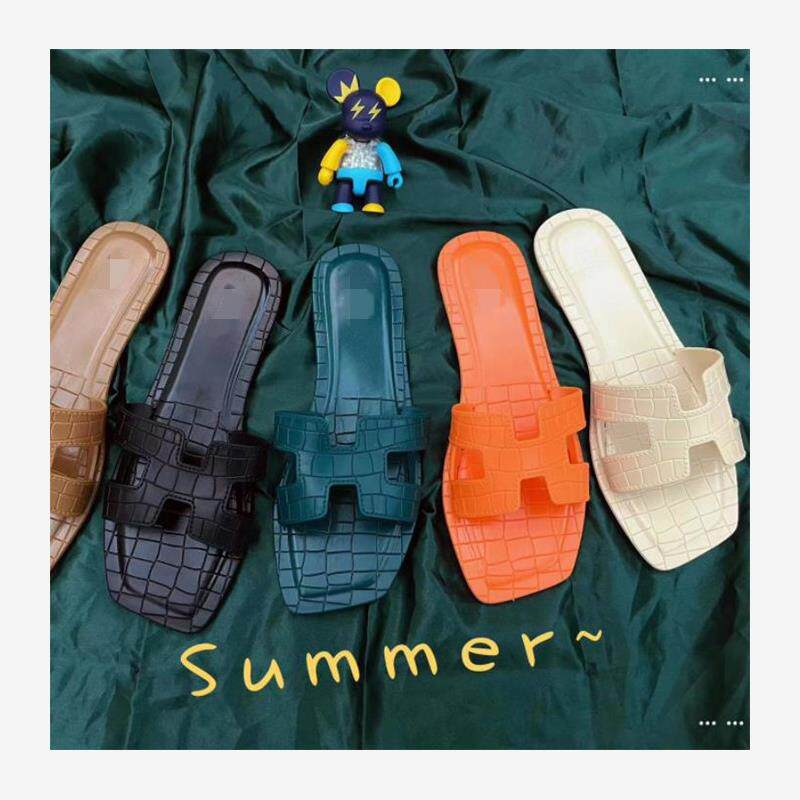 外穿沙滩居家平底一字拖鞋女 beach flip flops slippers sandals