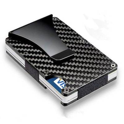 RFID Blocking Metal Wallet Credit card Holders Money Clip
