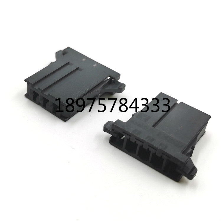 现货AMP D-3 Y 3孔 黑色壳 2-178288-3 3P连接器接头插头