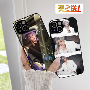 刘宇宁手机壳适用苹果16银发王子vivoX200pro宁哥OPPOrealmeGT6新款小米15任意机型红米note14白发华为mate70