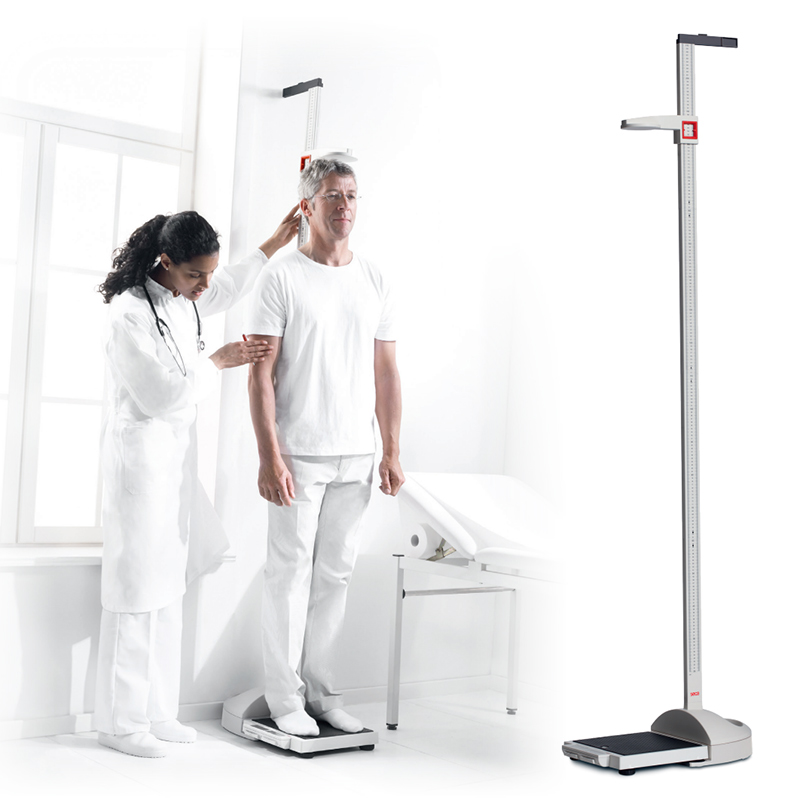 德国赛康便携式身高体重秤255身高尺+体重秤seca217+878