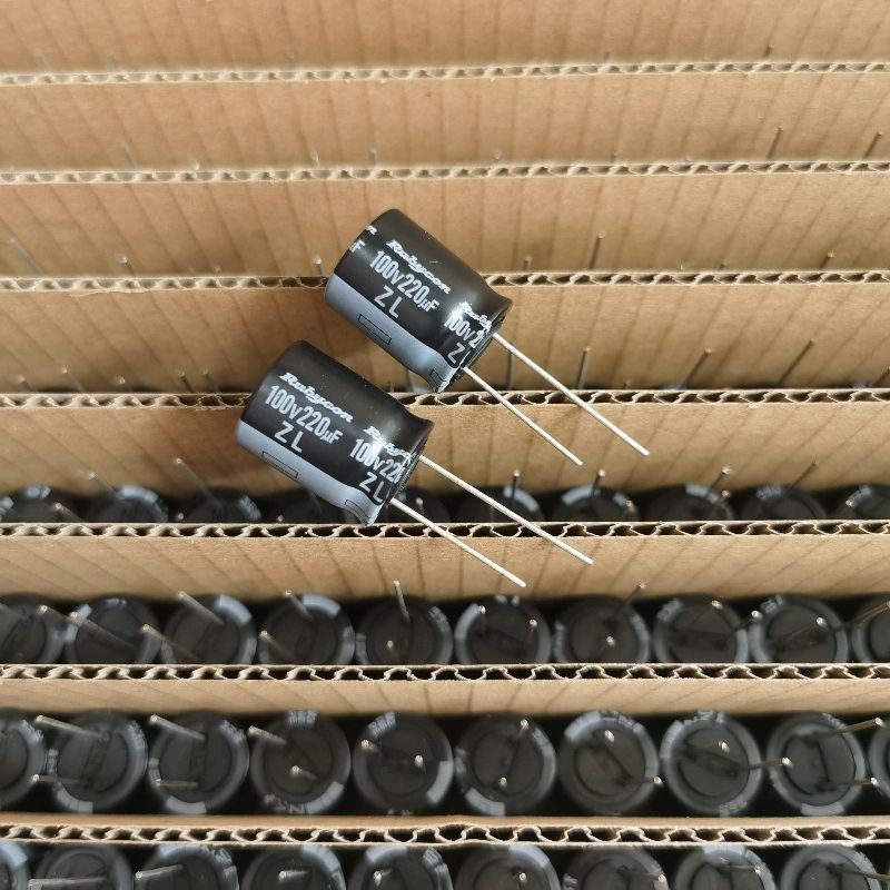100V220UF 16X20 红宝石ZL 高频低阻 原装 电解电容 220UF 100V