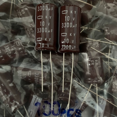10V3300UF12.5X25 KY系列 3300UF10V NCC 全新原装黑金刚日本化工