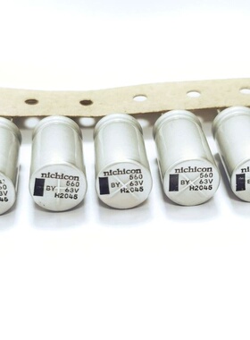 63V560UF 12.5X25 日本尼吉康BY 汽车电容 耐高温135度 560UF63V