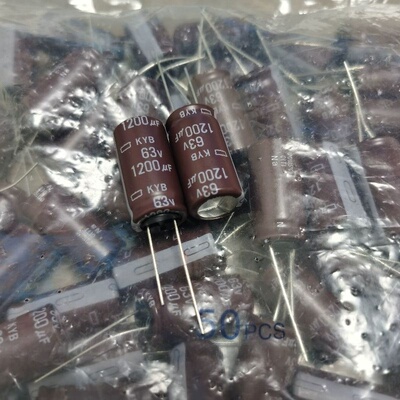 63V1200UF 16X31.5 黑金刚KYB 高频低阻 原装电解电容 1200UF63V