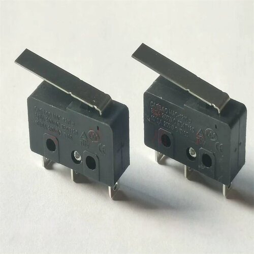 原装CNIBAO微动开关3脚10A250V行程限位中微动MAC-1210带直柄20MM