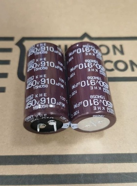450V910UF 30X60 日本黑金刚KHE 原装NCC 电解电容 910UF450V