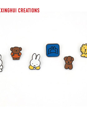 幸会潮玩 ZERO PER ZERO系列可爱胸针Boris卡包衣服徽章装饰个性