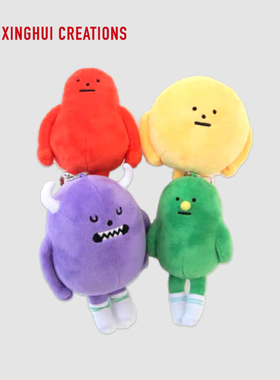 幸会潮玩 SML-可爱毛绒挂件钥匙扣创意礼物公仔玩偶装饰包挂周边