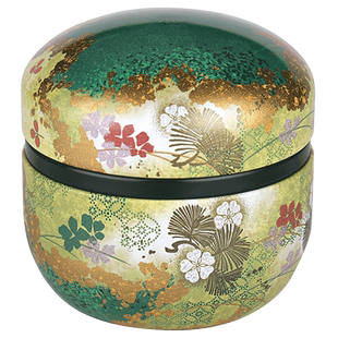 龙圣华苑 日本NITTOH原装进口马口铁茶叶罐 日式食品级镀锡茶叶罐