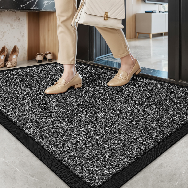 大江简约玄关门口刮沙除尘橡胶入户门耐脏地垫易打理防滑垫脚垫