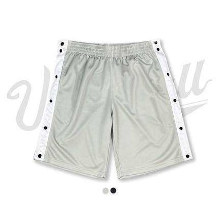 夏季2023新款美式运动短裤排扣裤侧全开篮球排扣中裤五分裤训练男