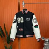 美拉德斯图23三方联名斯图限定欧美高街夹克中长款 秋冬百搭棒球服