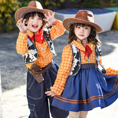 女童套装夏季胡迪男童套装