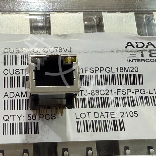ADAM TECH进口 网络RJ45母座8P8C接口 MTJ-88C21-FSP-PG-L18-M20