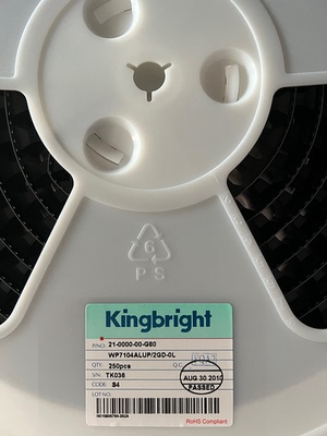 KINGBRIGHT今台 WP7104ALUP/2GD-0L 指示灯2绿 双绿高亮LED