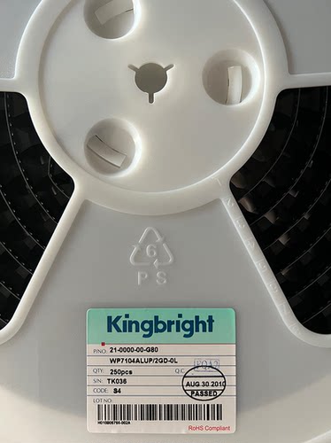 KINGBRIGHT今台 WP7104ALUP/2GD-0L 指示灯2绿 双绿高亮LED