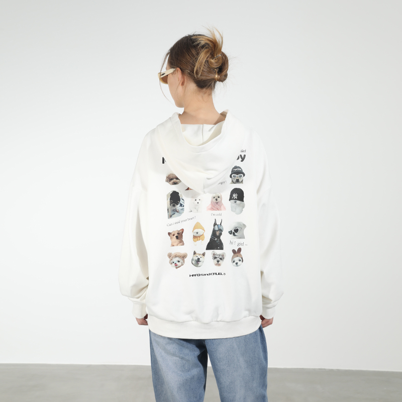 harshandcruel连帽卫衣