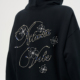 HACR手写字亮珠刺绣连帽卫衣 美式 街头国潮牌宽松休闲上衣