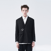 harshandcruel基础百搭登山扣廓形街头潮流感oversize西装 男西服