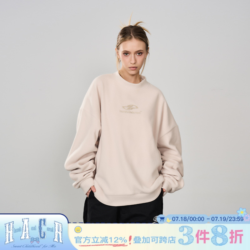 harshandcruel摇粒绒卫衣