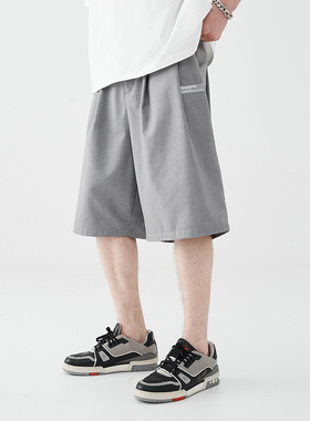 harsh and cruel 定制TPU标宽松打褶基础西装夏装短裤cleanfit