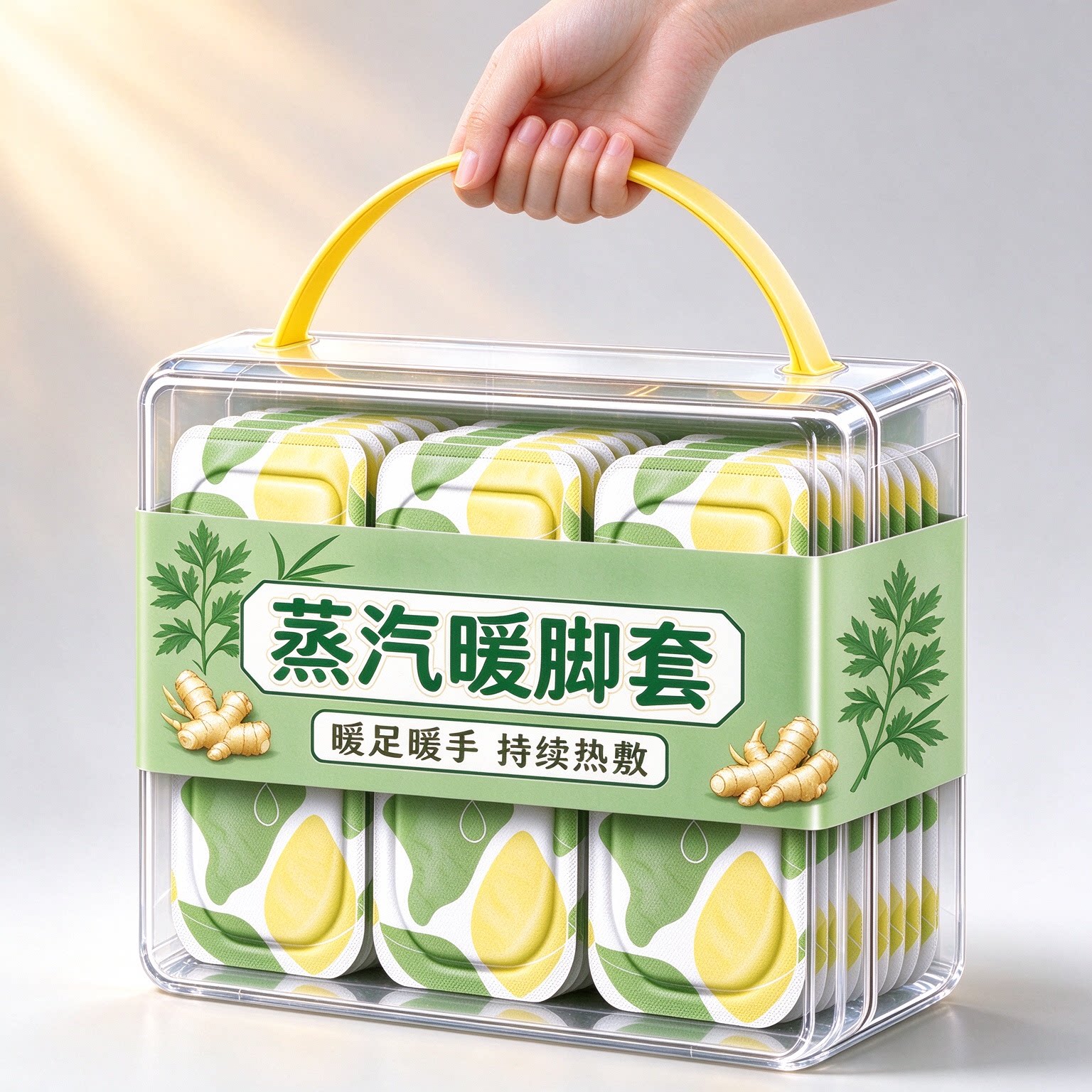 暖足贴穿戴式蒸汽热敷加长款脚脚套冬季自发热防寒保暖暖身体正品