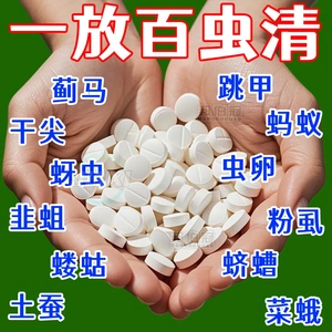 园艺防虫片糖化硼肥片花卉杀虫片小黑飞蚜虫蓟马白粉虱防烂根防害