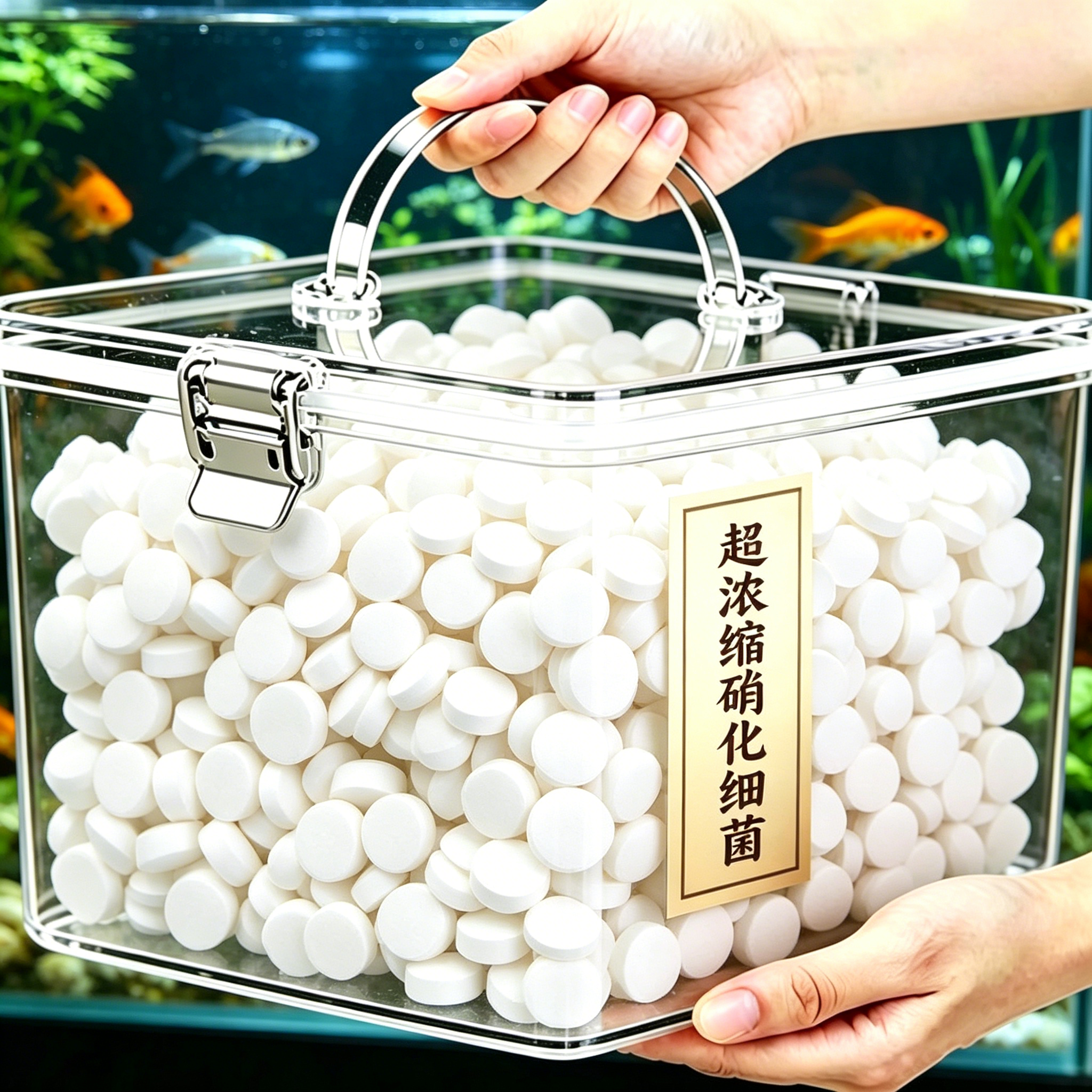 超浓缩硝化菌片净水分解鱼缸粪便