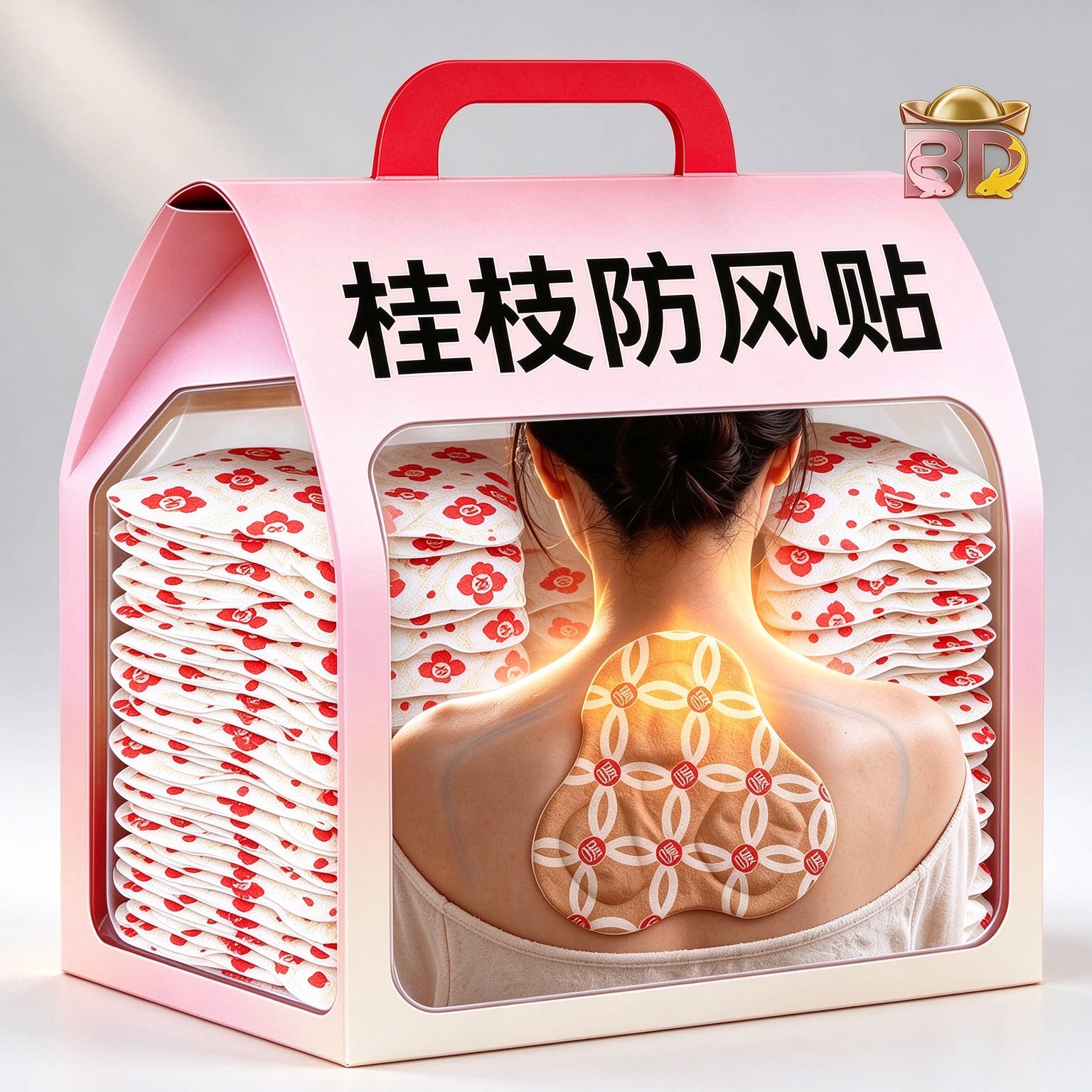 【暖冬常备】桂枝防风贴肩颈蒸汽热敷贴草本艾灸自发热颈椎暖身贴