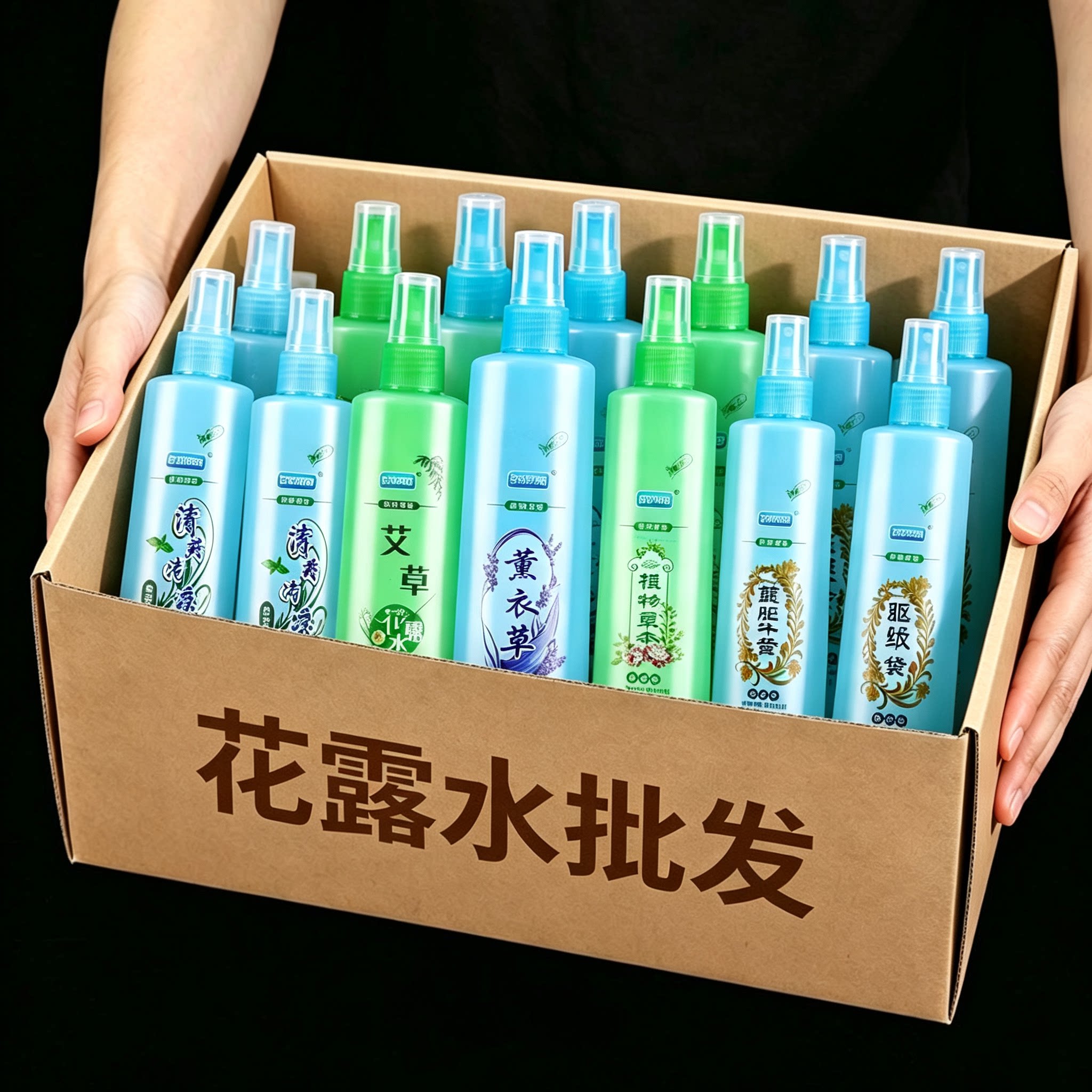 【1-6瓶多香味】户外预防花露水清香型清仓清凉喷雾驱敢液蚊艾草