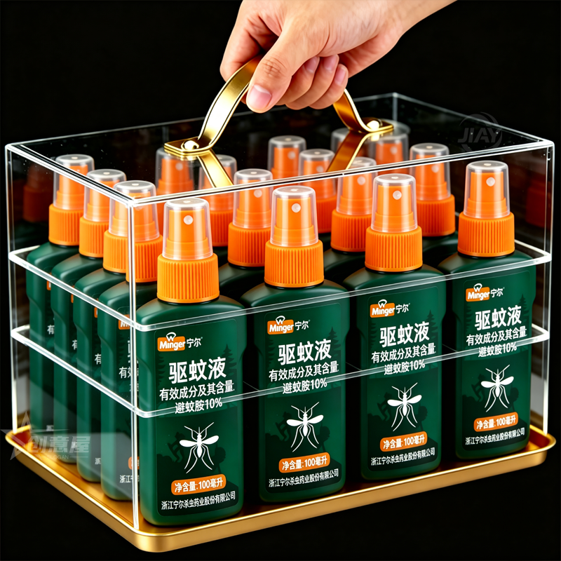 便携驱蚊喷雾液野外露营防蚊整天