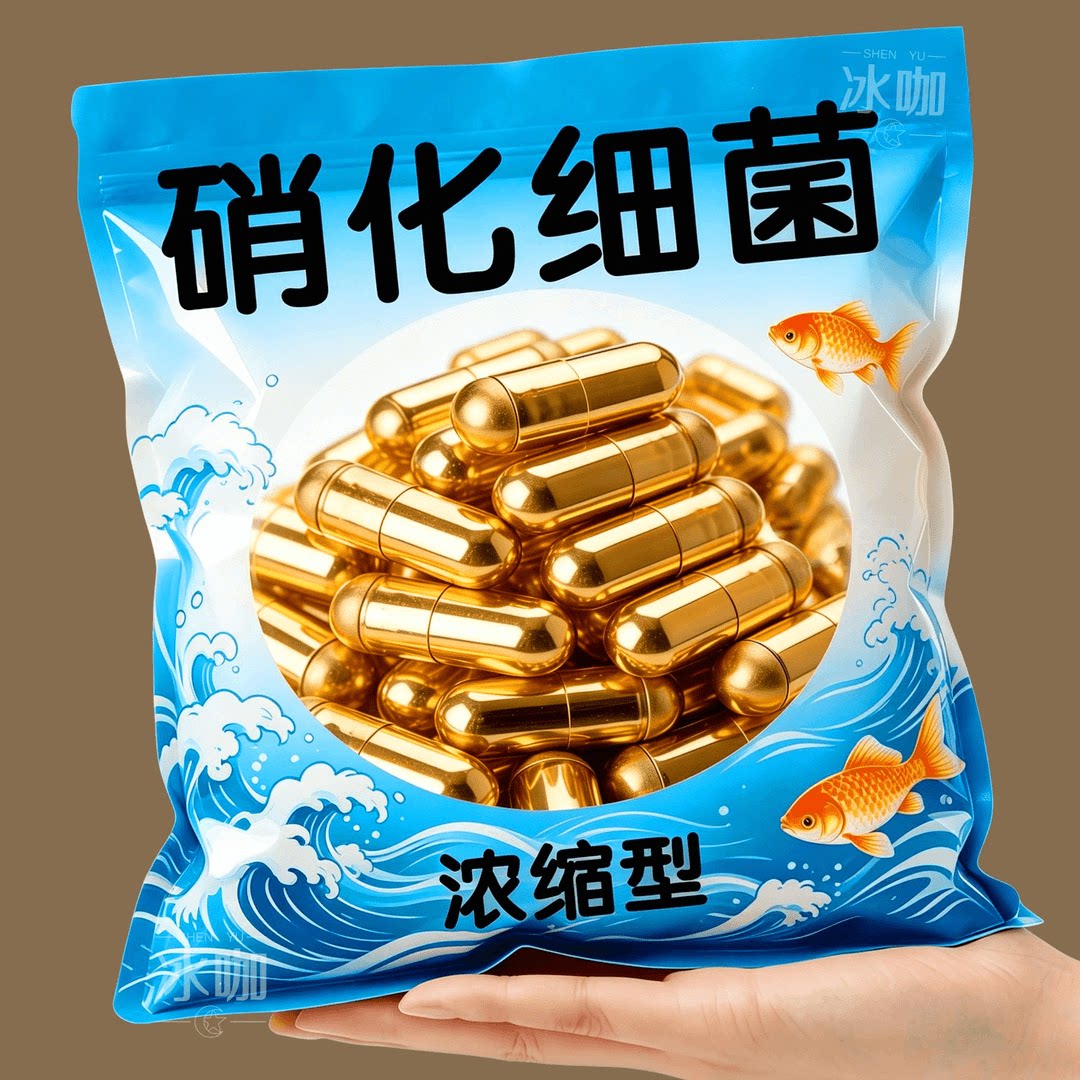 鱼池硝化细菌分解粪便除味水清澈