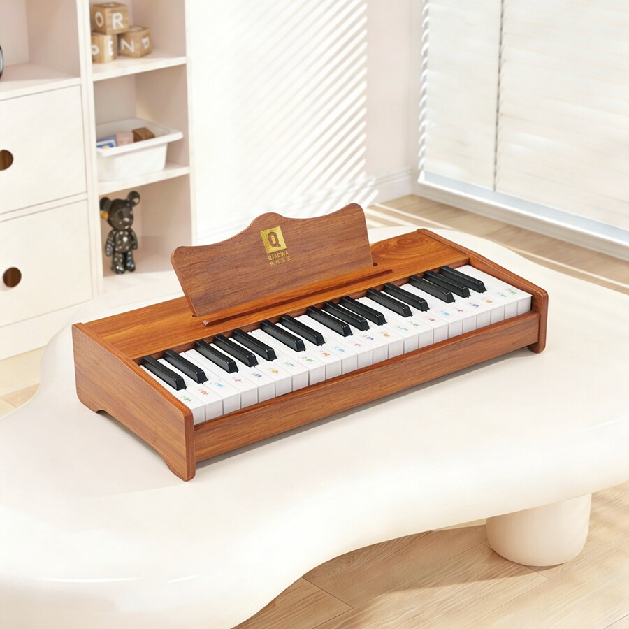 木质儿童小钢琴玩具女孩入门可弹奏幼儿电子琴宝宝礼物男乐器婴儿