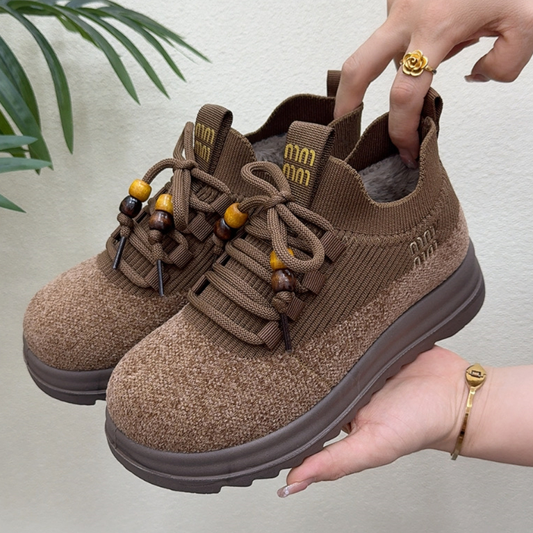 冬季加绒加厚保暖棉鞋舒适毛毛鞋