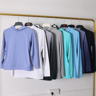 防晒运动多色宽松百搭户外卫衣k1 春秋户外亲子高尔夫球服连帽长袖