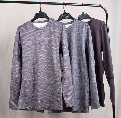 长袖透气四面弹男修身