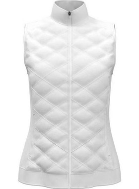 轻量夹棉立领拉链高尔夫马甲女 golf百搭修身加绒保暖防风坎肩b72