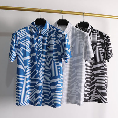 网眼透气吸汗速干Polo领Golf球服