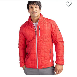 情侣款 P棉户外高尔夫棉服男格子夹棉轻薄保暖立领连帽Golf球服D44