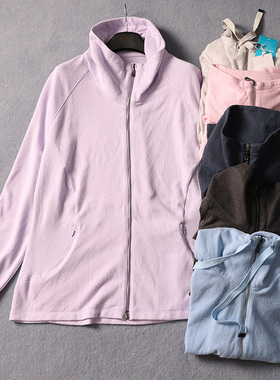 户外针织高尔夫外套女 春秋立领长袖保暖吸汗透气速干Golf开衫b72