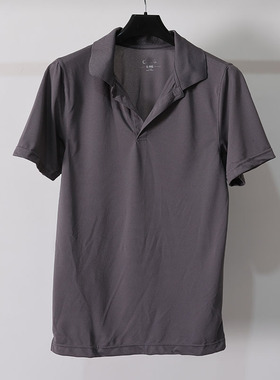 瑕疵品 高个子 商务翻领POLO衫男短袖夏季凉感速干T恤上衣e102